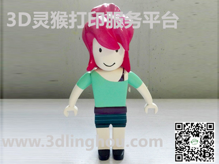樹脂材料3D打印動漫模型效果展示