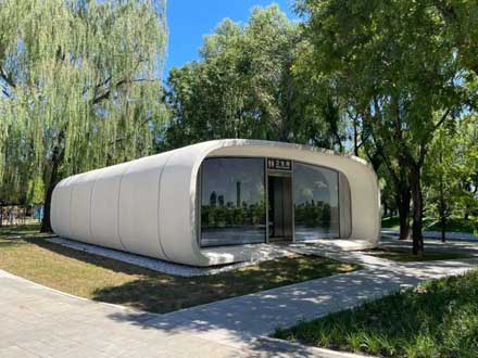 北京朝陽公園3D打印出了兩個衛生間！