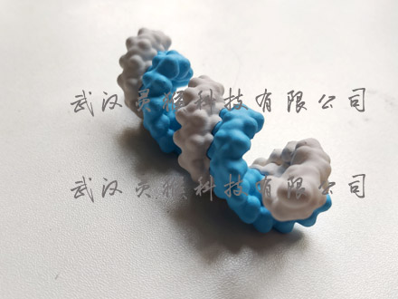 各類病毒蛋白多色螺旋結構教學展廳3D打印服務模型