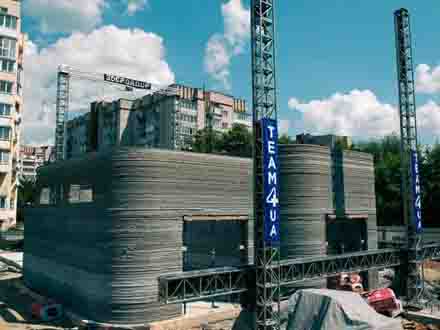 烏克蘭出現首個3D打印建筑!建筑工人都在前線,打印機40小時完成370平方米墻面